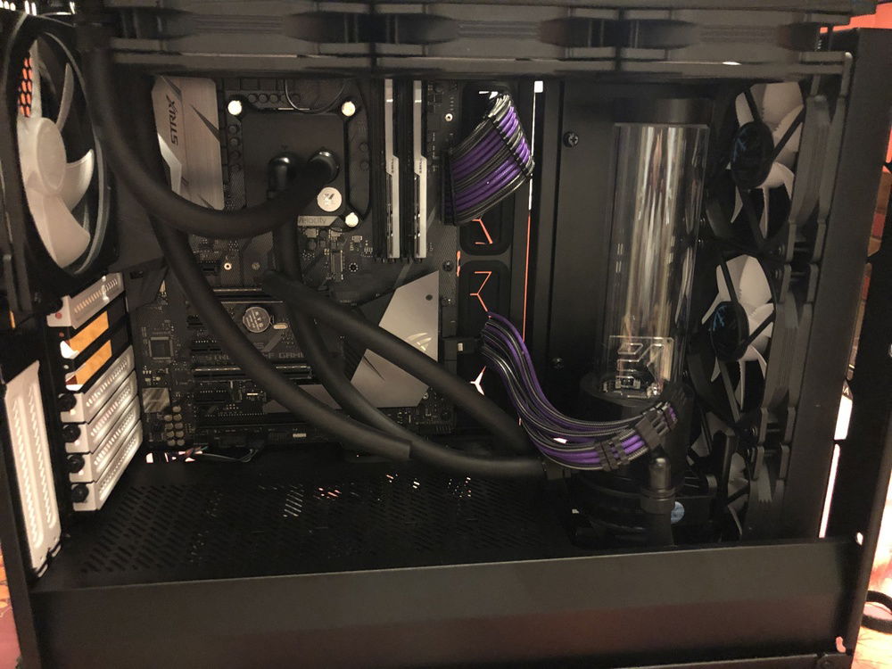 Got most of the loop installed, time to work on the GPU block...