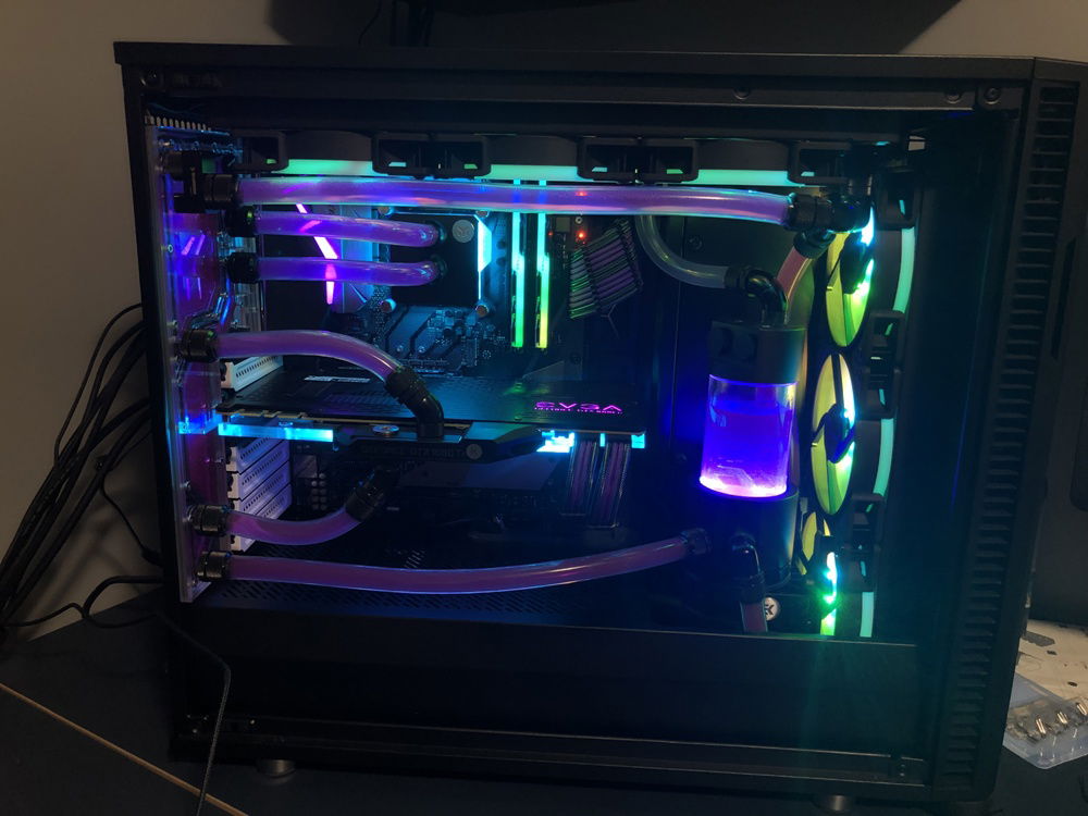 Got all the fans plugged into the correct order & working.  Missing the correct cable to plug in the D140...