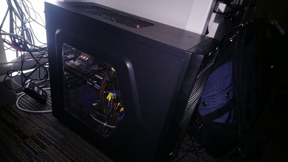 Here's the computer in action!