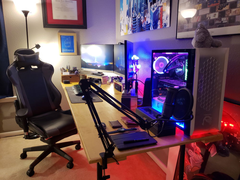 DIY custom front panel for S340 Elite
AudioTechnica at2020 usb mic