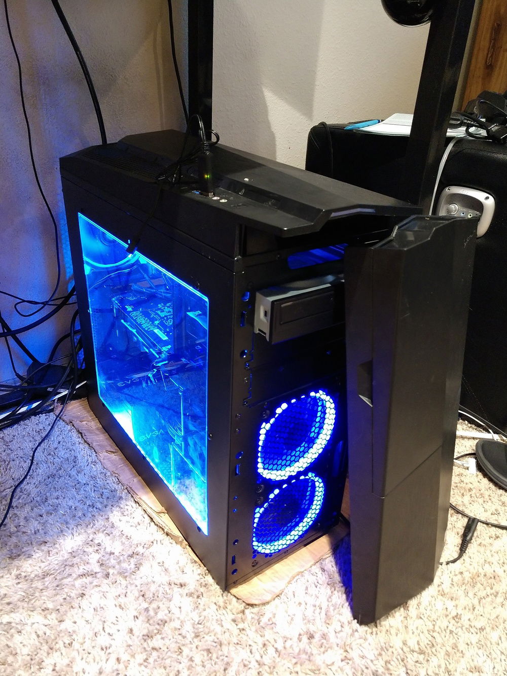 Picture without front panel for better air flow