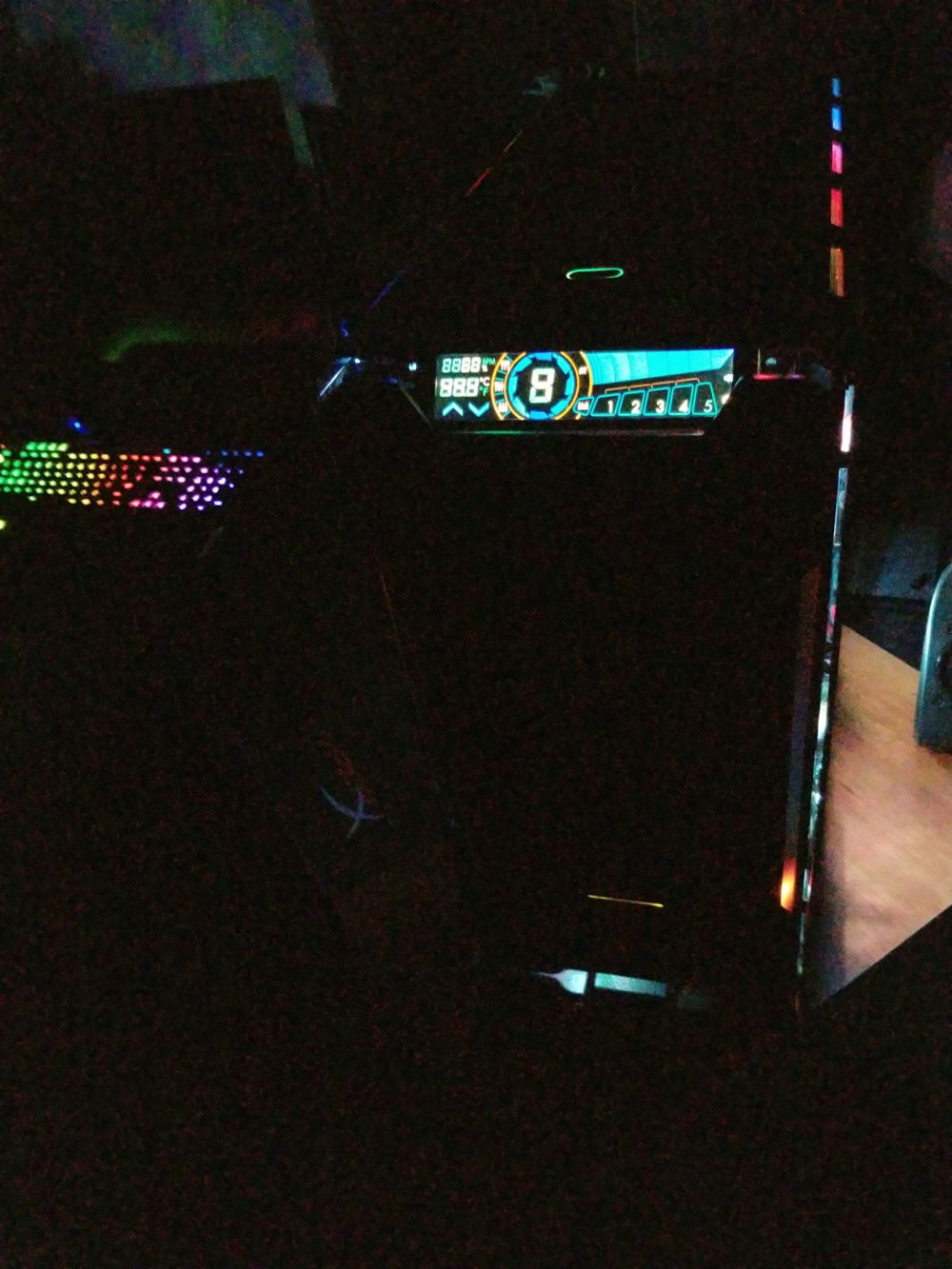 Modded in touch screen fan controller.