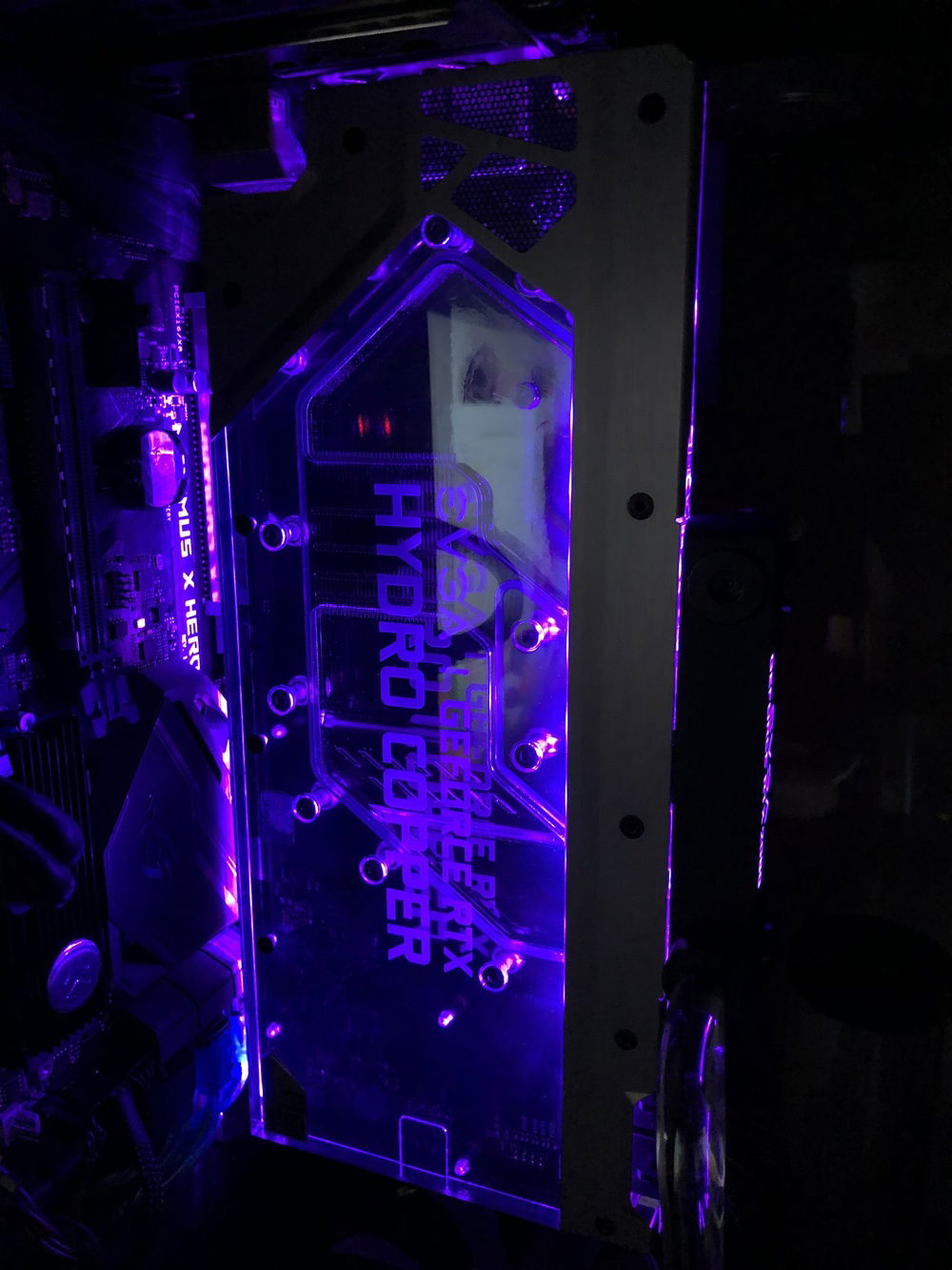 Side photo of the GPU