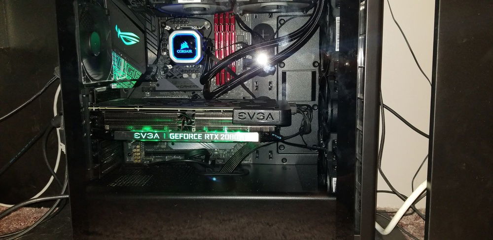 This is the final picture of the build with everything put together and cable managed to the best of my ability.