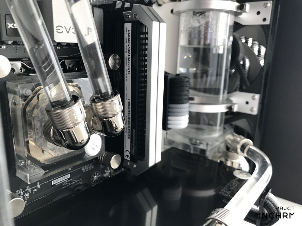 Another close-up of the CPU and RAM.