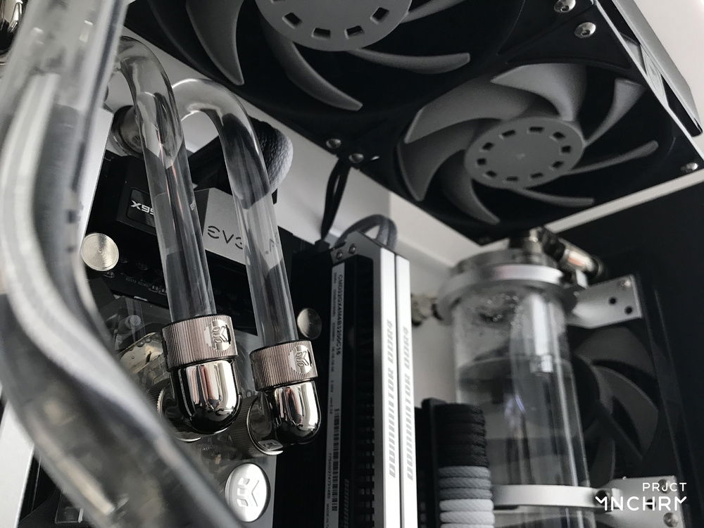 Another close-up of the CPU and RAM.