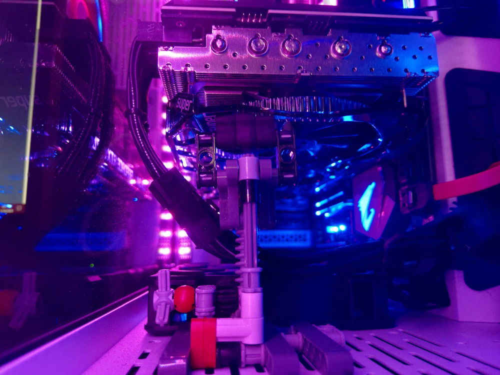 Lego GPU Brace