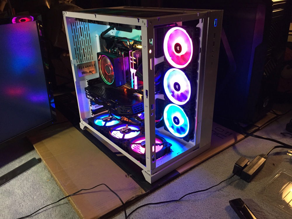 First time powering on.