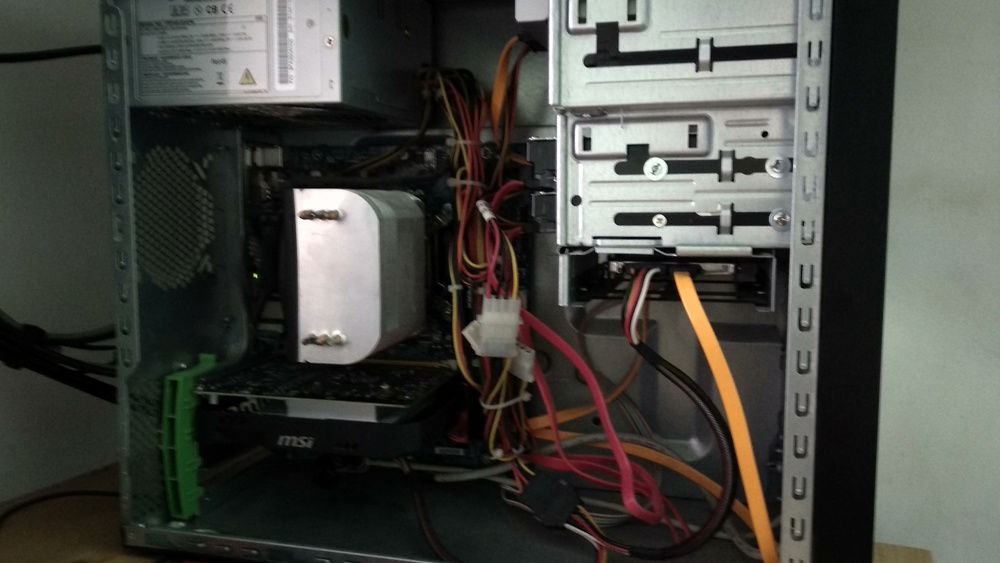 Inside of my case