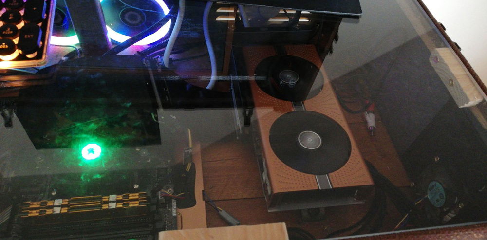 The fans on the GPU turned out to be not great (Ex mining card).