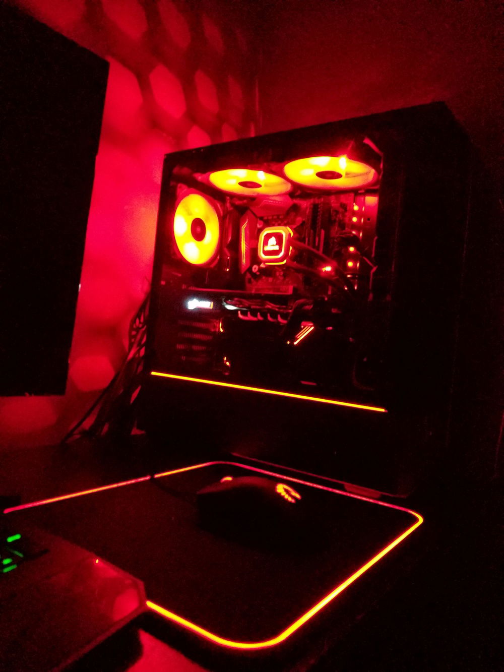 The insides when I first finished building it