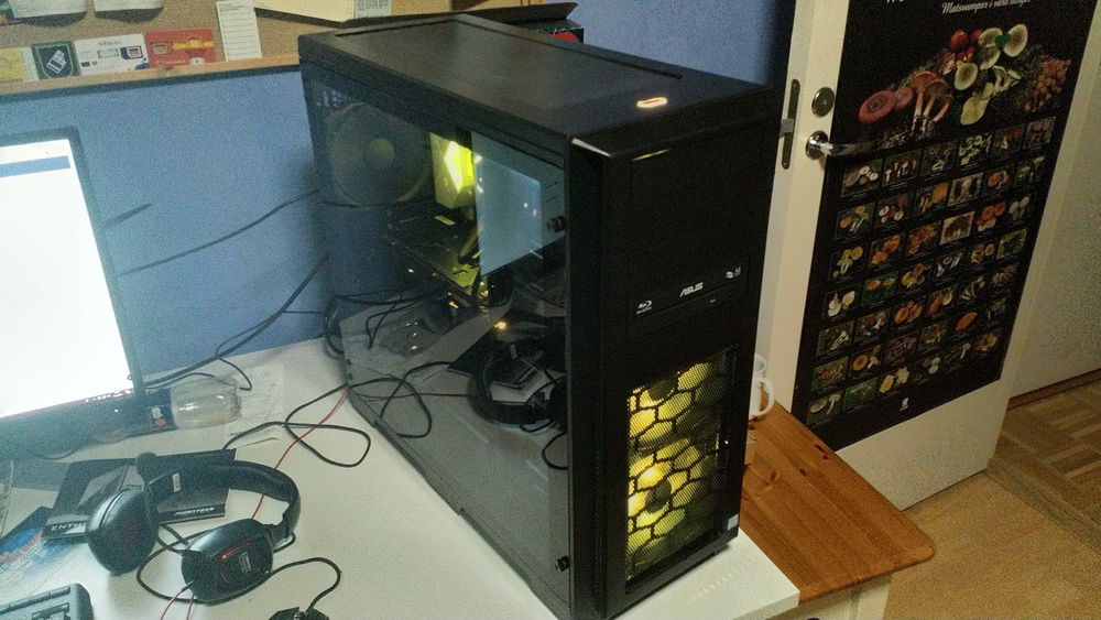 A full shot of the rig