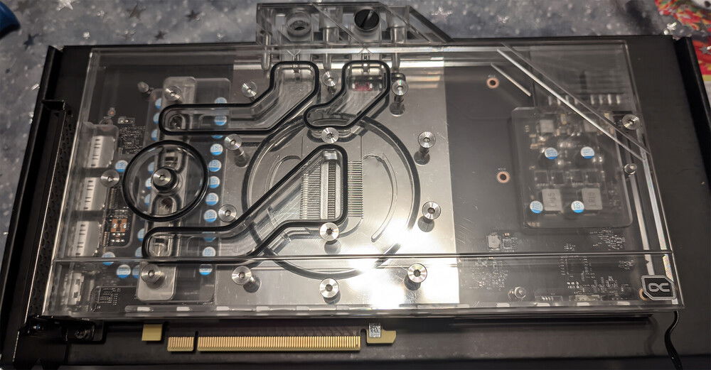 Ready with its new waterblock