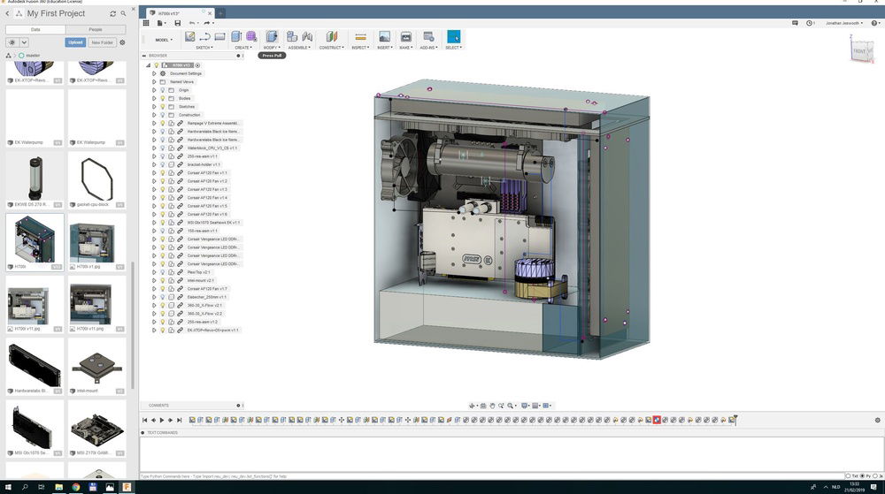 some modelisation in Fusion 360