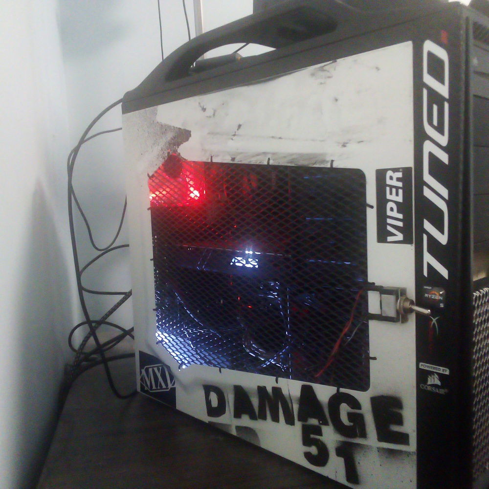 I spray painted it white and gathered wine mesh hell together with cable ties