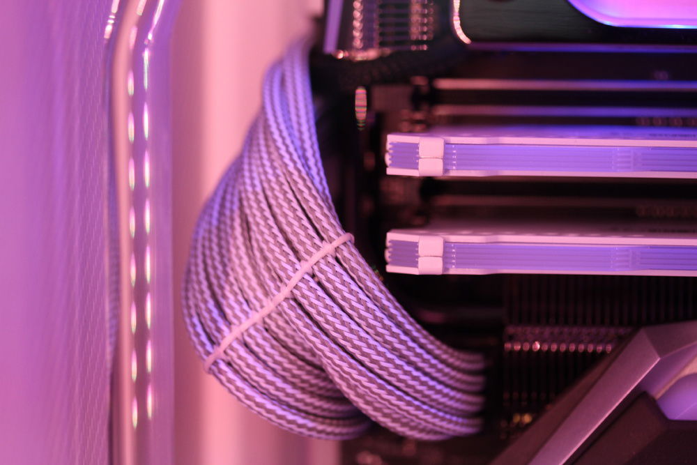 Cabling detail, all hand made