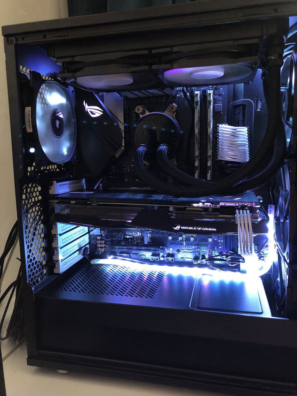 After adding sleeved extensions