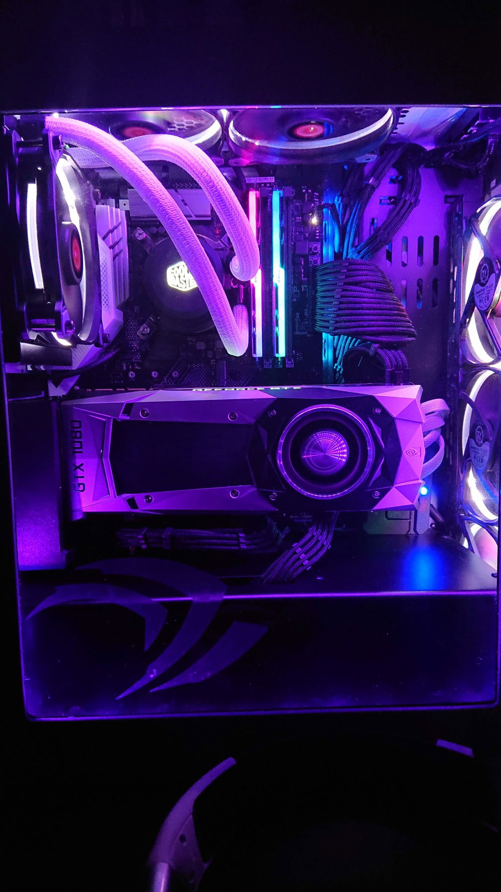 3D Printed Vertical GPU Bracket (Pre-White Cables)