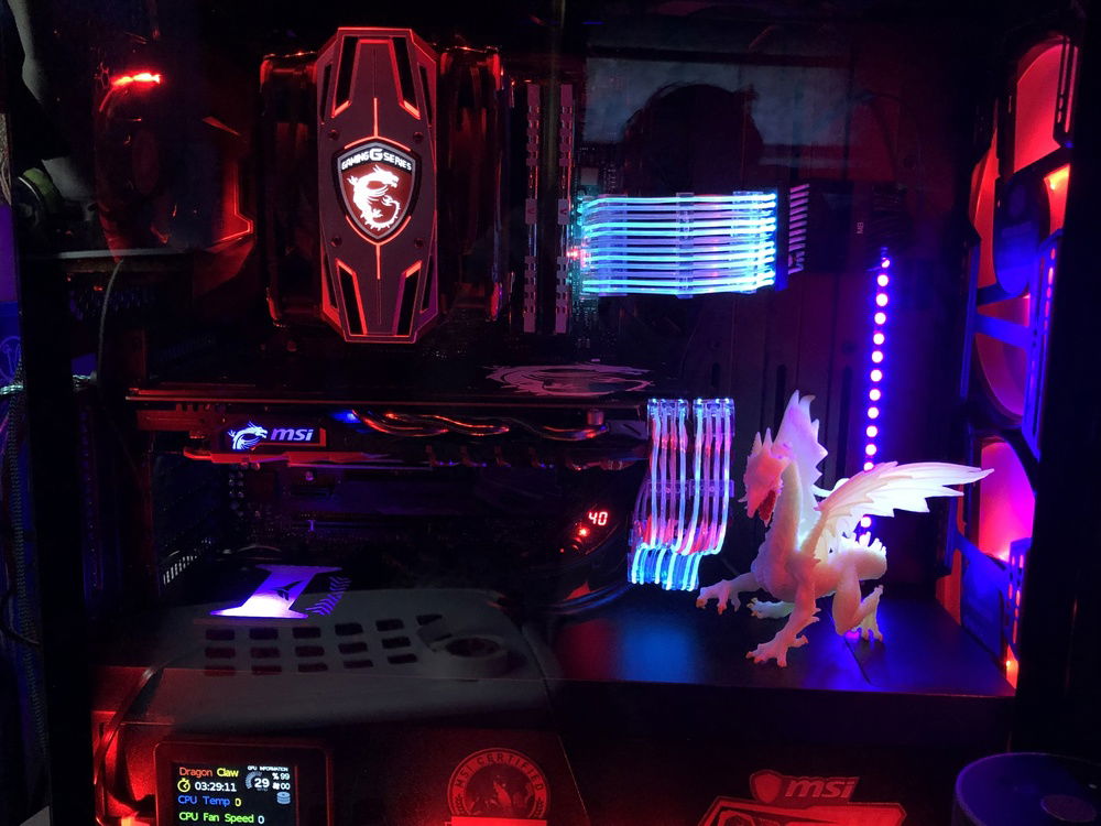 My first PC build is looking great