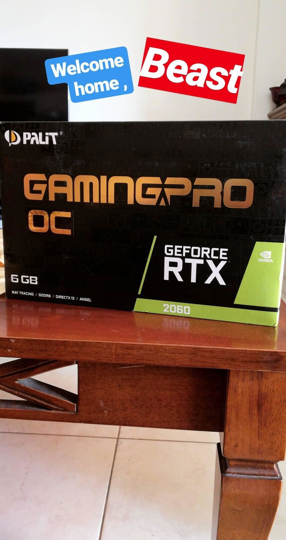 My brand new beastly GPU.