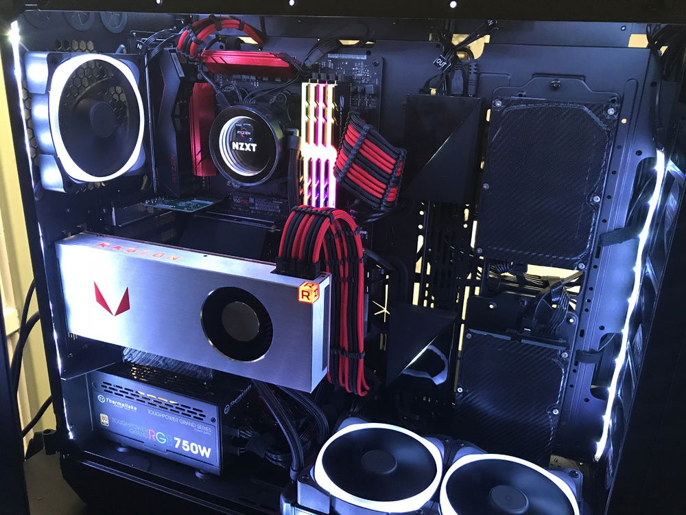 White colour scheme but forgot to change RAM led colour