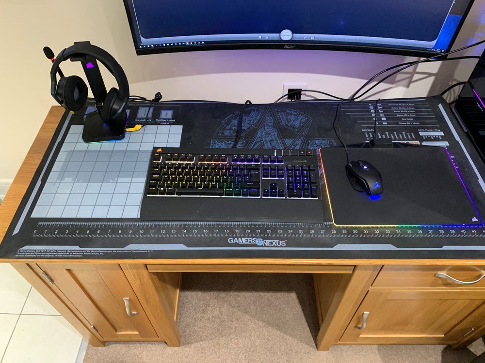 Gamers Nexus Mod Mat & Corsair Peripherals