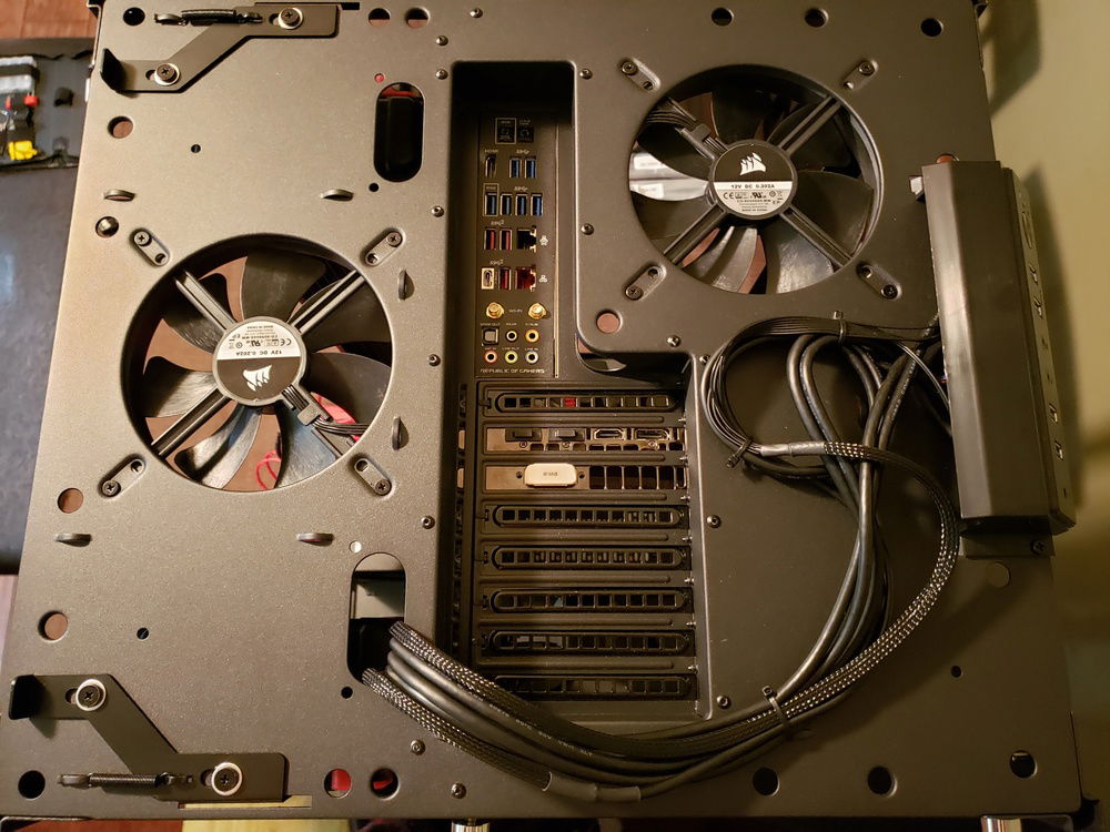 Little more sleeving and cable routing.