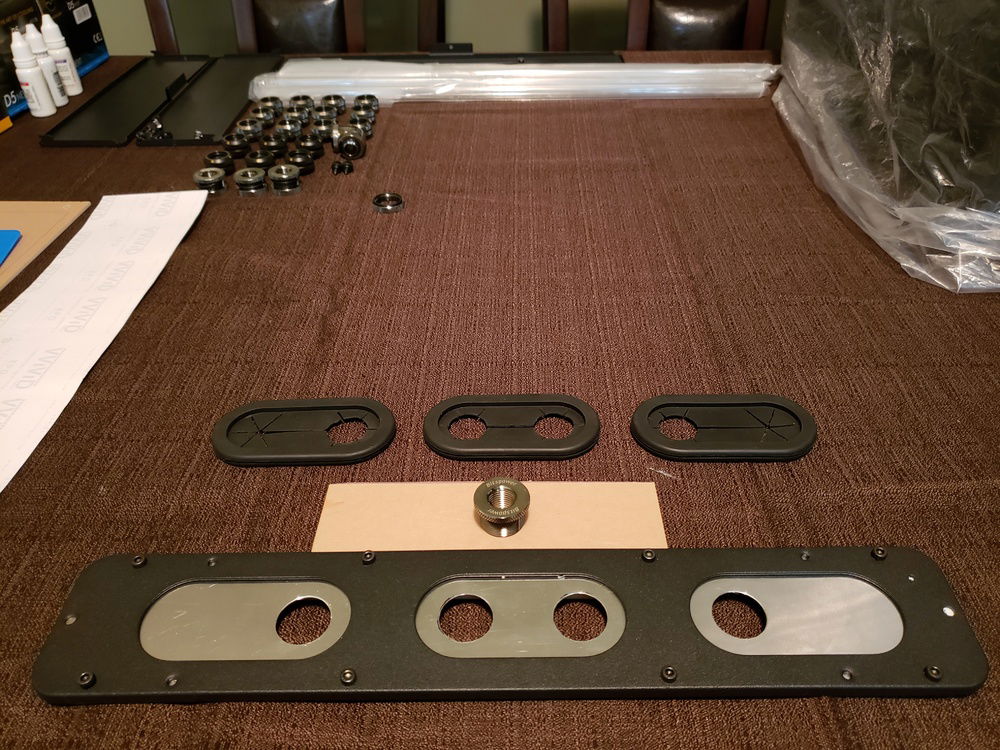 Hardest part was figuring out how to set up my pass through fittings and keep things aligned.