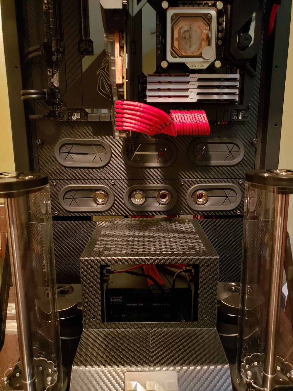 Pass through fittings finished.