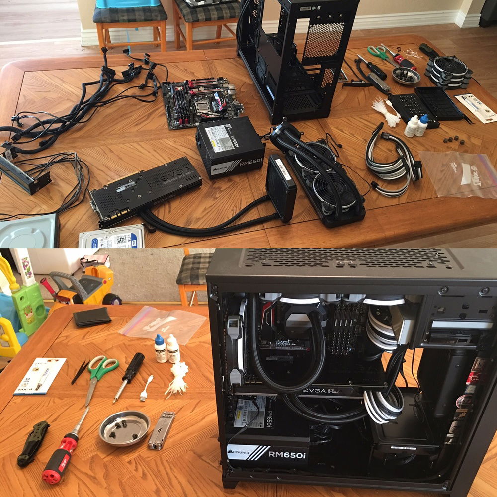 when i first upgraded to the cooler master, master case pro 5