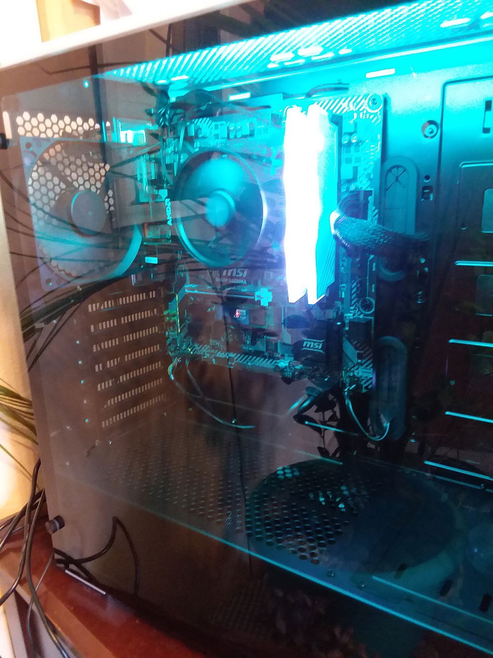 Early version. Default fans.