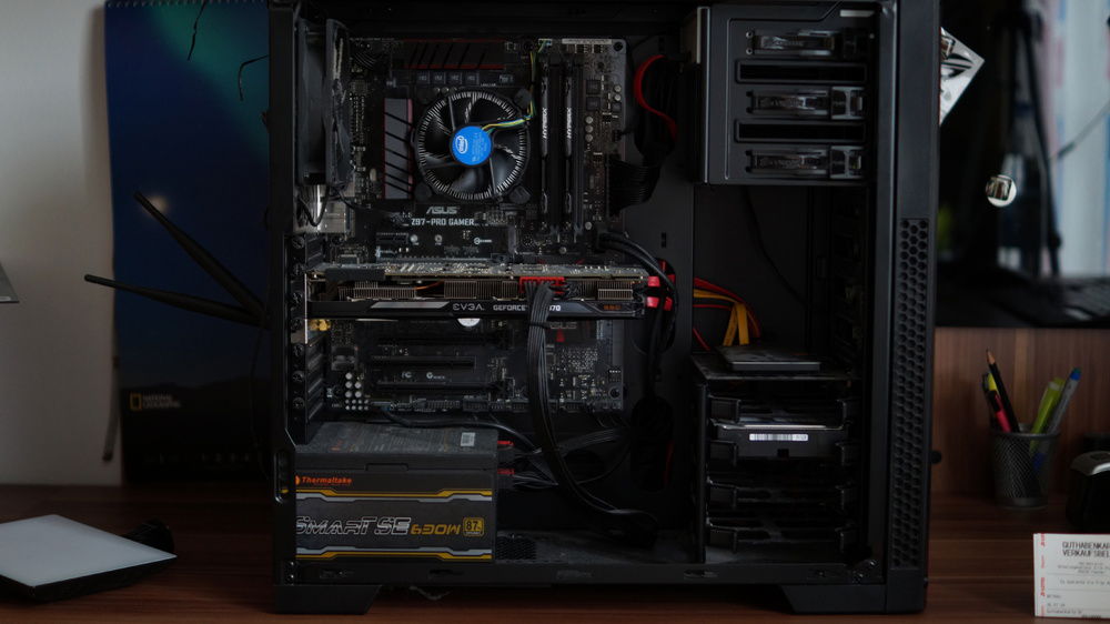 This is what the PC/parts looked before