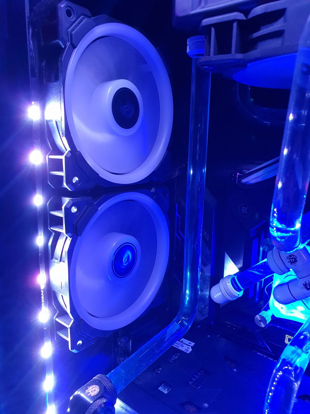 For rear two fans Corsair LL120