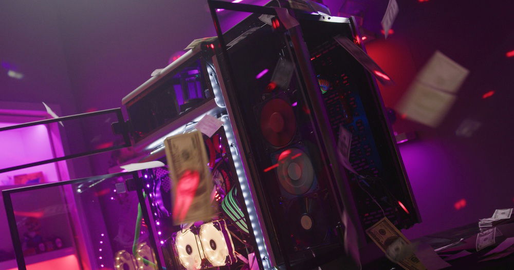 Also comes with someone to periodically throw dollar bills into the sky for you, really upping the immersion in many games.