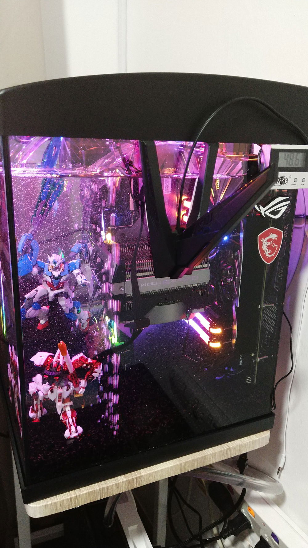 Initial sideview look of tank