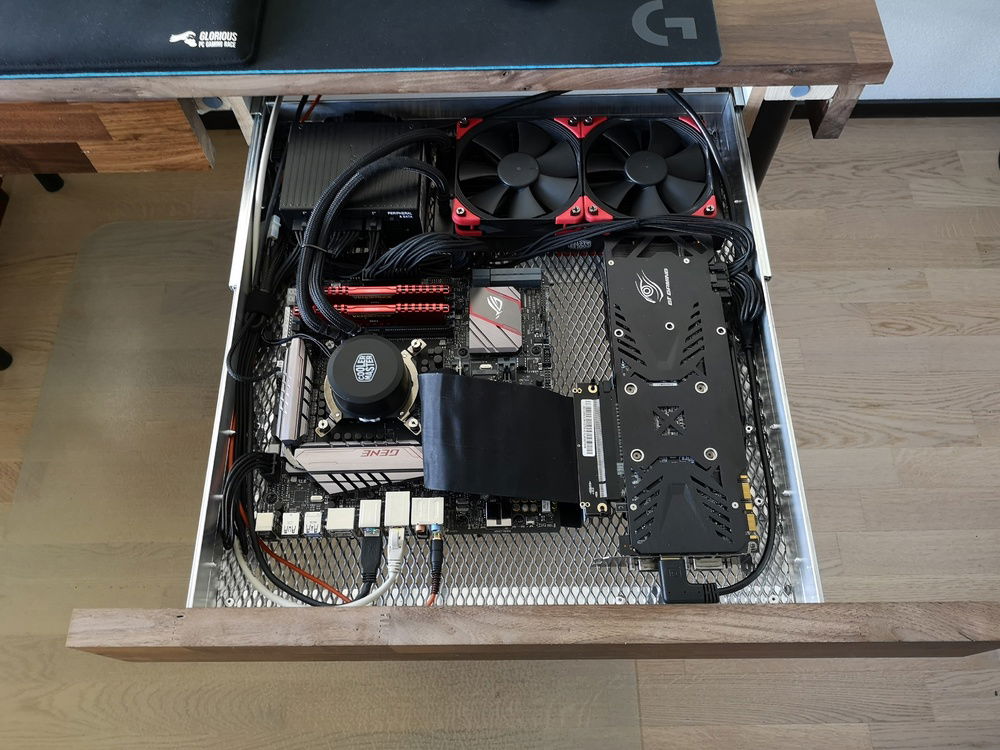 probably the biggest challenge was fitting everything nicely