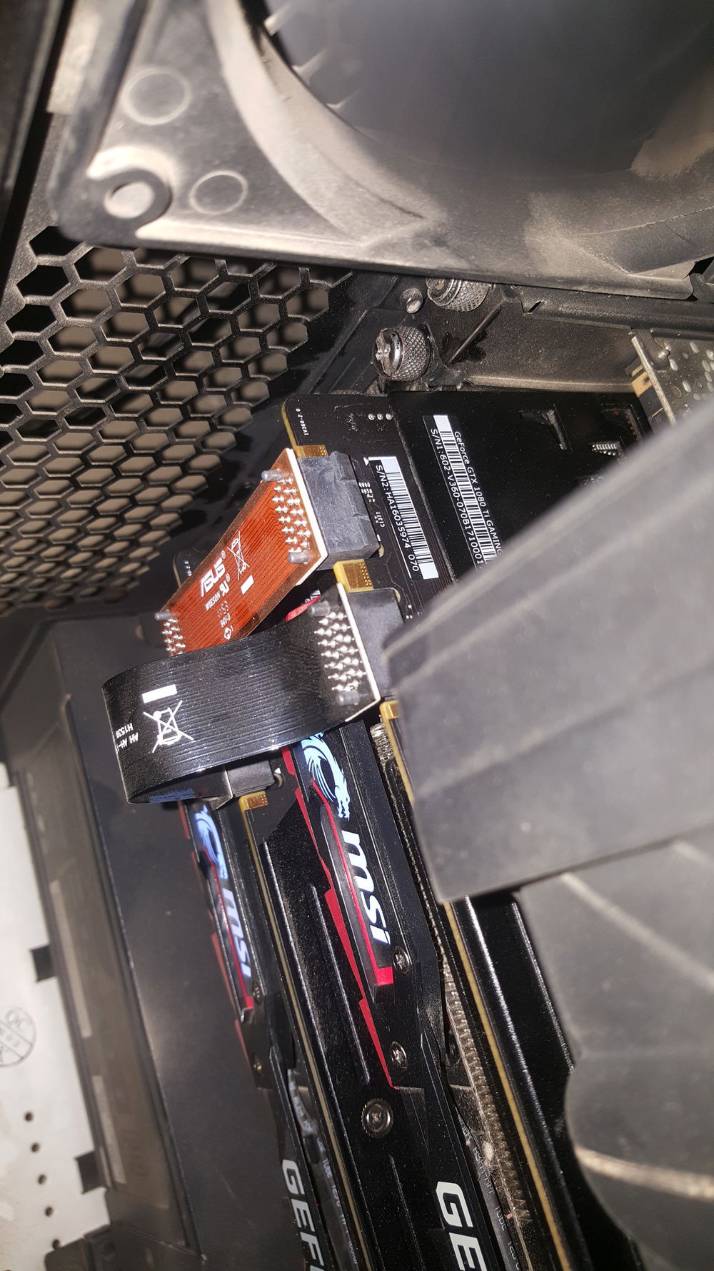 Using two flex cables because there is no performance difference between the HB bridge and this config