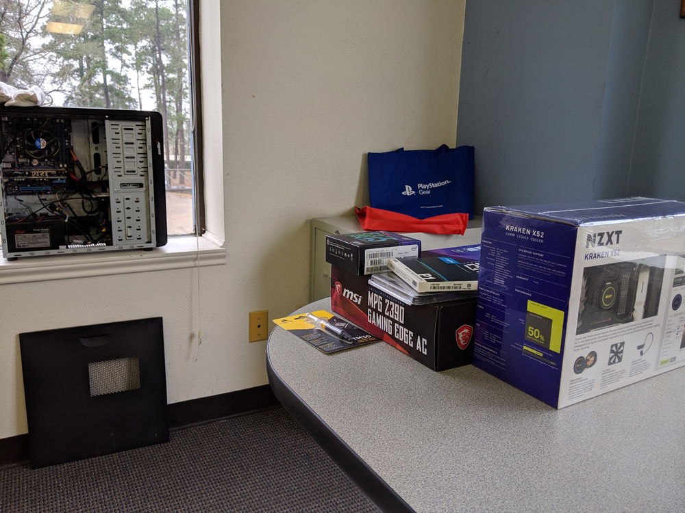 Waiting for more boxes to show up