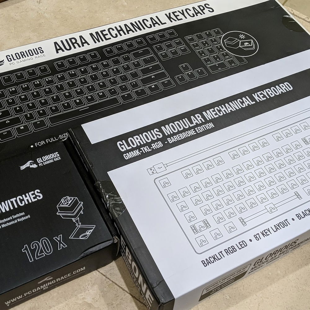 Time to put together the new keyboard