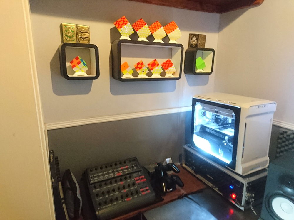 Wide shot from the side