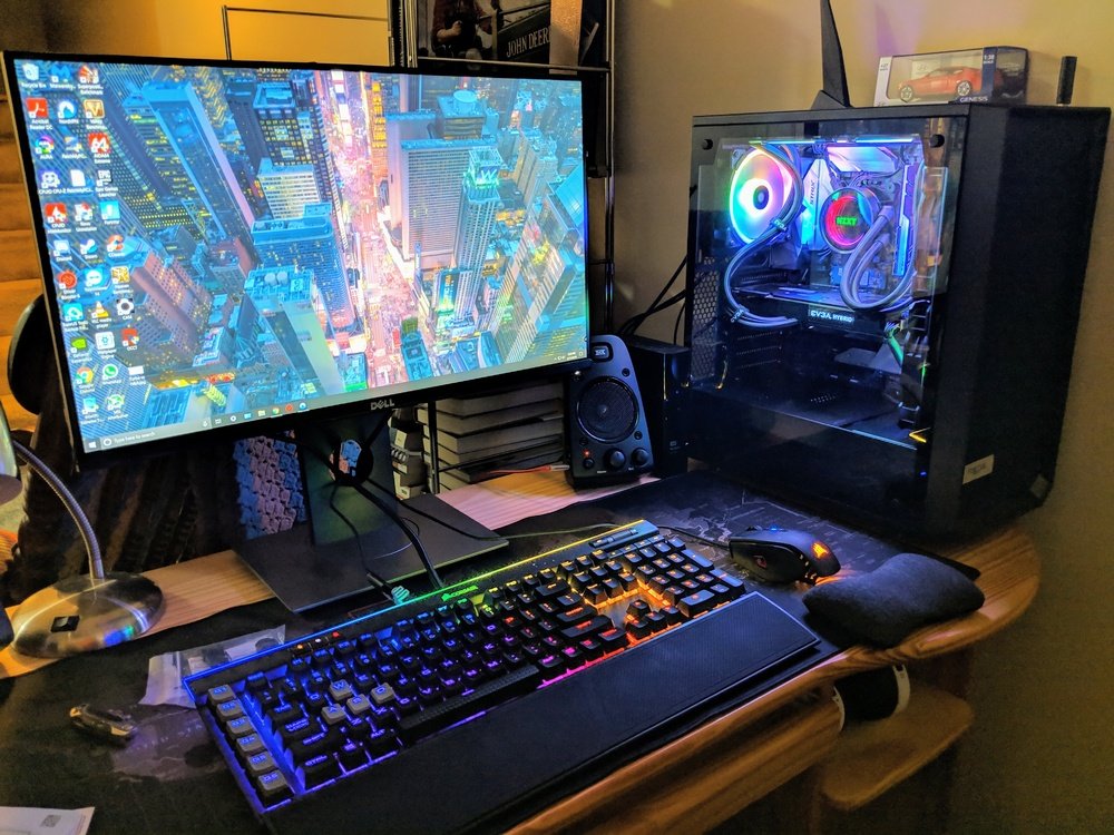 Mon nouveau PC GAMER RGB + UPDATE SETUP 