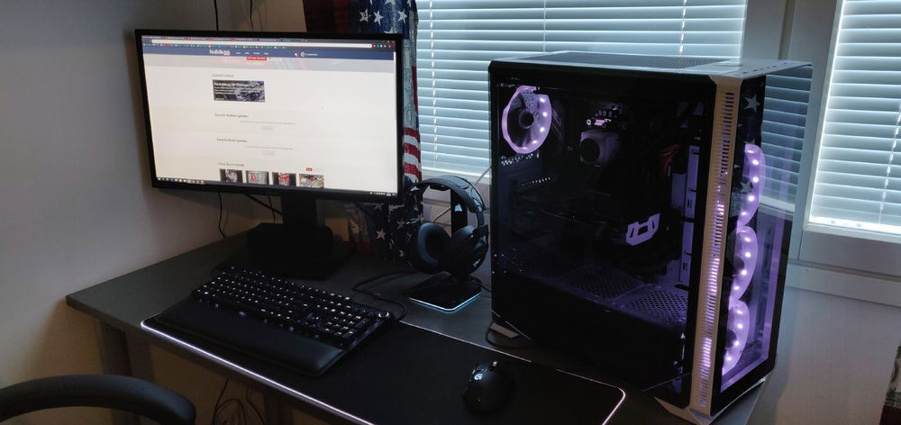 The whole setup at day