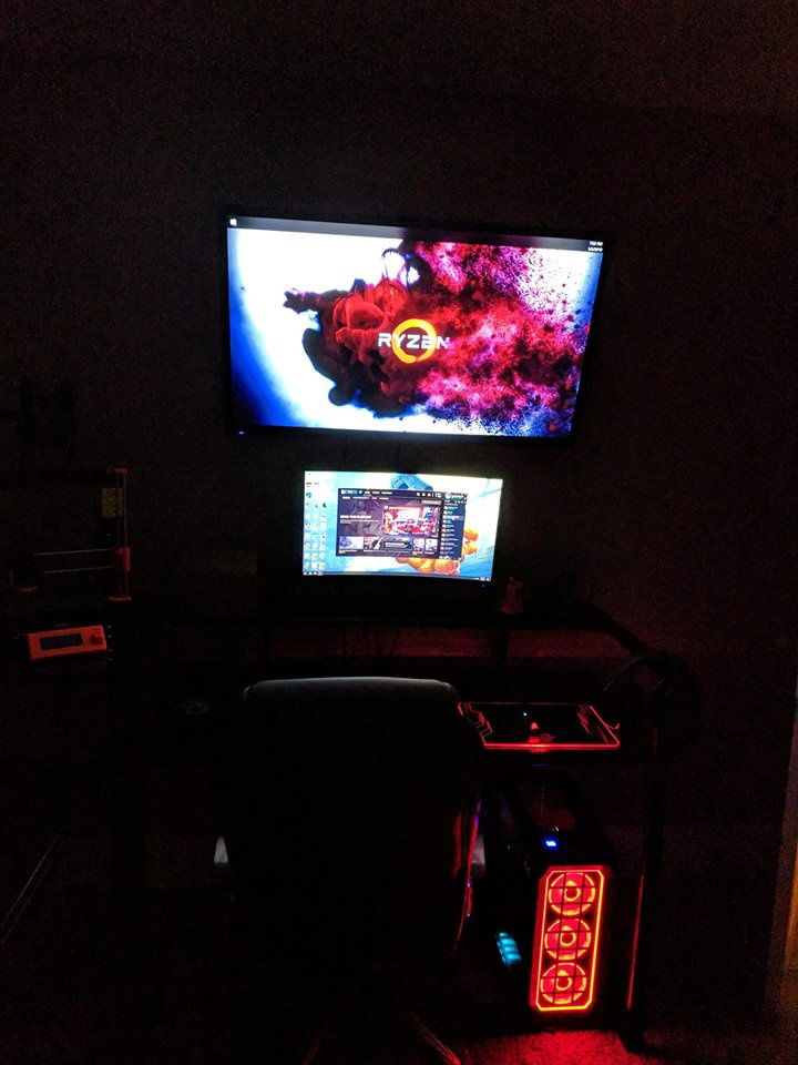 The setup in its natural habitat