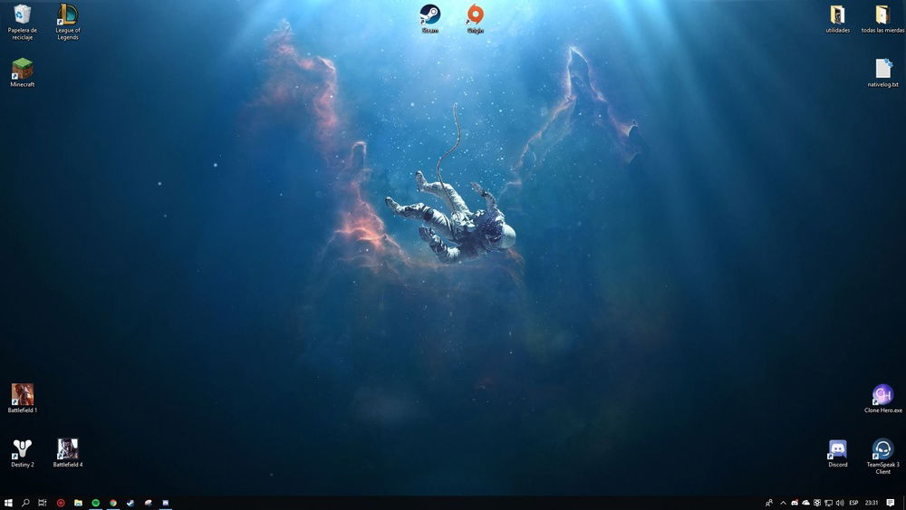 a look at the desktop