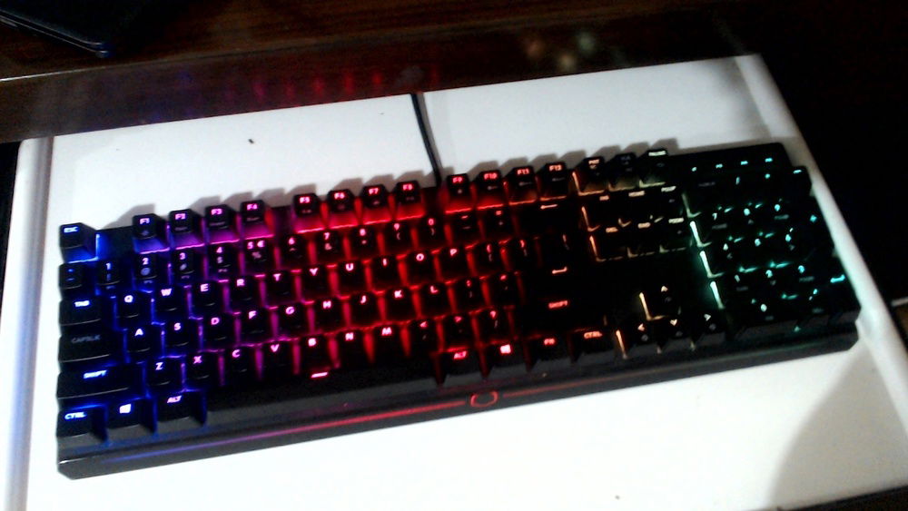 This is what happens when cooler master lets unicorns do business on their keyboards. Get it? business? My jokes are lame.