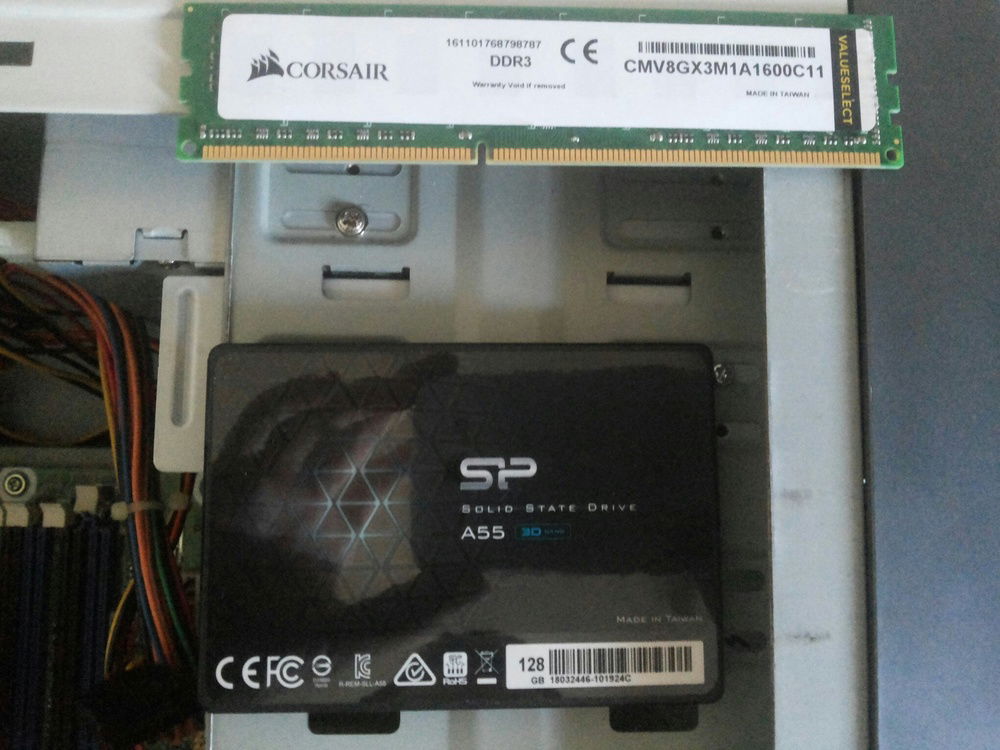 I just bought this Corsair Value Select 8GB DDR3 ram that comes with this SSD as the combo from the local seller, Cost: RM340