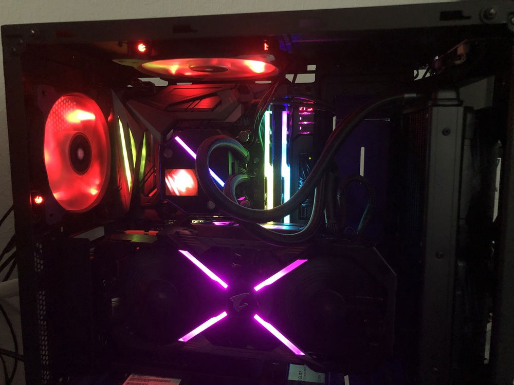 This was the first boot up.