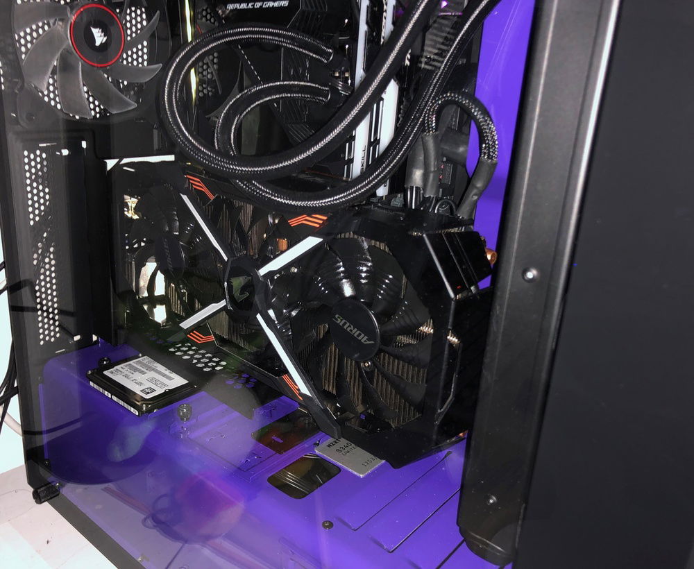 View into the beast during daylight.