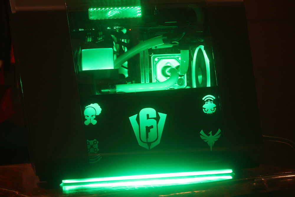 Pc's side panel attached