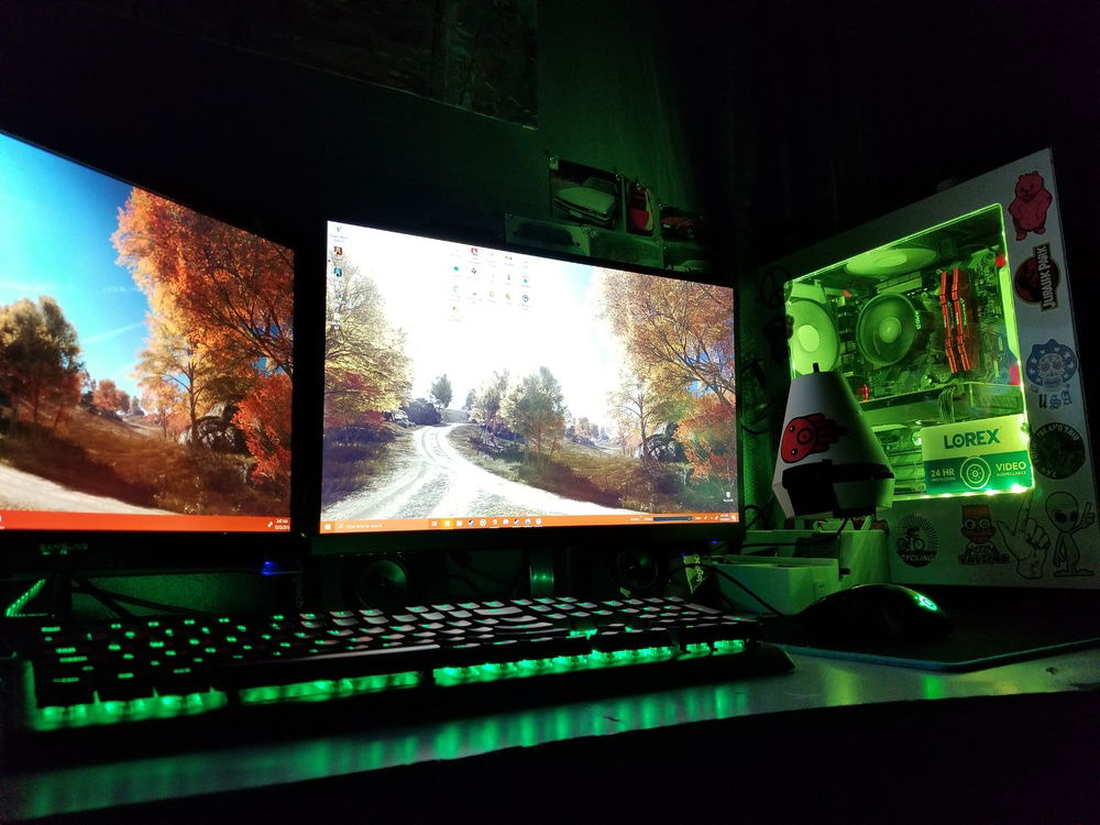 I use an old Samsung syncmaster monitor for my secondary. And my main is an Acer SA230. The syncmaster is actually the first LCD monitor I've ever owned, it was purchased back in 2008. Would not recommend either of these for gaming, as they have pretty bad ghosting and response times.